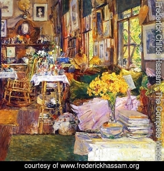 Frederick Childe Hassam - The Room of Flowers