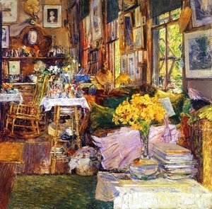 Frederick Childe Hassam - The Room of Flowers