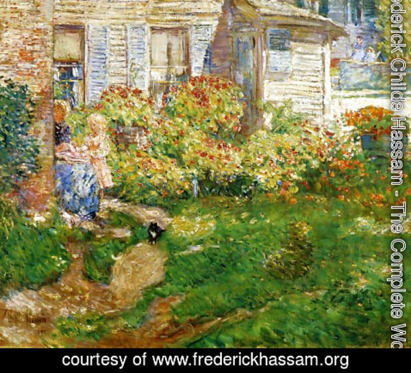 Frederick Childe Hassam - A Fisherman's Cottage