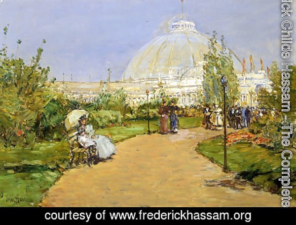 Frederick Childe Hassam - Horticultural Building, World's Columbian Exposition, Chicago