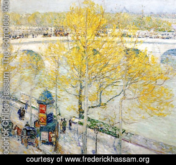 Frederick Childe Hassam - Pont Royal, Paris