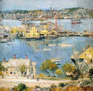 Frederick Childe Hassam - Gloucester Harbor