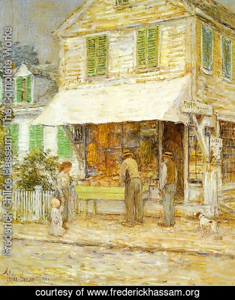 Frederick Childe Hassam - Provincetown Grocery Store