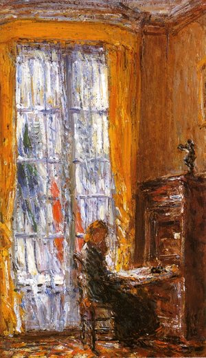 Frederick Childe Hassam - At the Writing Desk