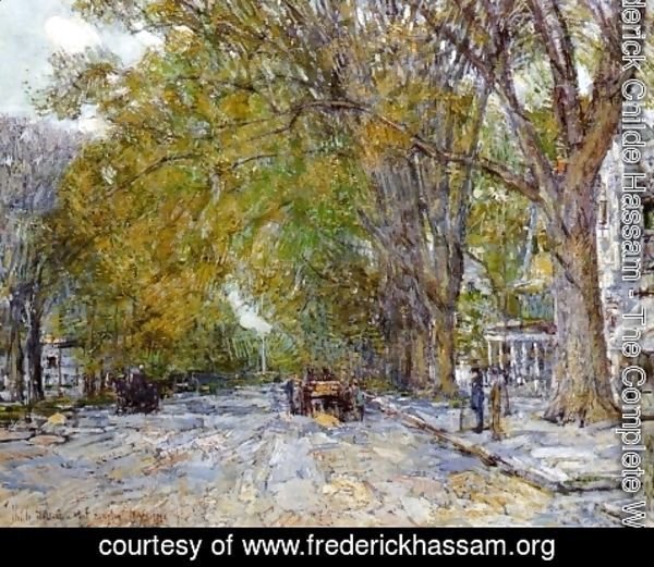 Frederick Childe Hassam - Main Street, East Hampton