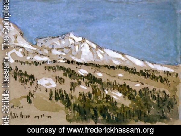 Frederick Childe Hassam - Mt. Hood (Oregon)