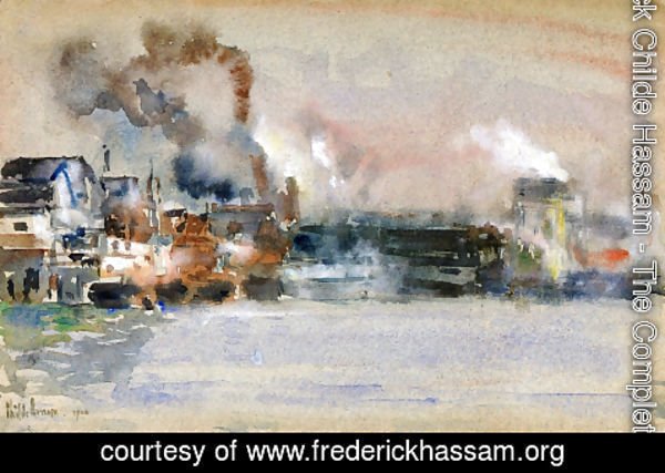 Frederick Childe Hassam - Portland Harbor