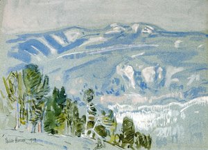 Frederick Childe Hassam - Looking towards Mount Adams from Mount Hood