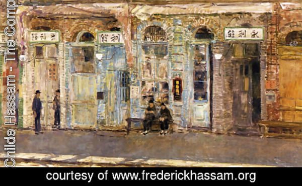 Frederick Childe Hassam - The Chinese Merchants