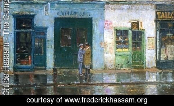 Frederick Childe Hassam - Little Cobbler's Shop