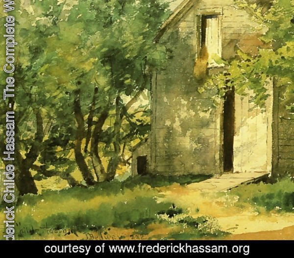 Frederick Childe Hassam - White Barn