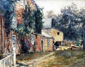 Frederick Childe Hassam - Old House, Nantucket