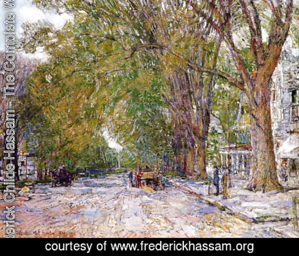 Frederick Childe Hassam - Elms, East Hampton, New York