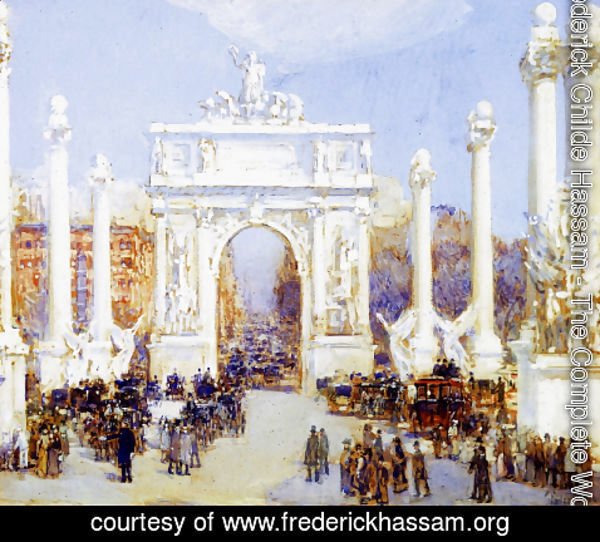 Frederick Childe Hassam - Dewey's Arch