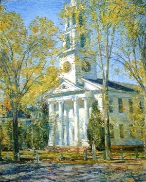 Frederick Childe Hassam - Church at Old Lyme I