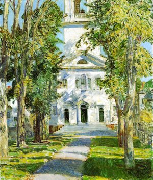 Frederick Childe Hassam - The Church at Gloucester