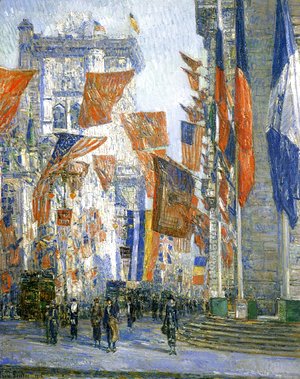 Frederick Childe Hassam - Avenue of the Allies I