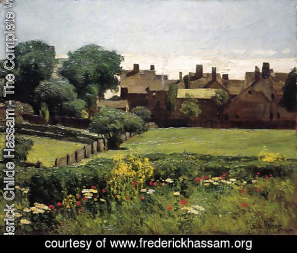 Frederick Childe Hassam - Village Scene