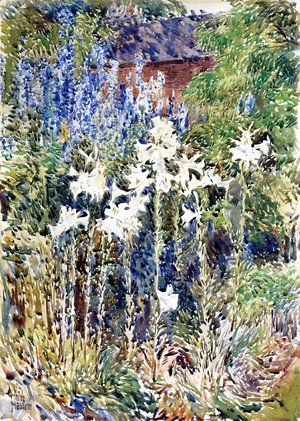 Frederick Childe Hassam - Flower Garden