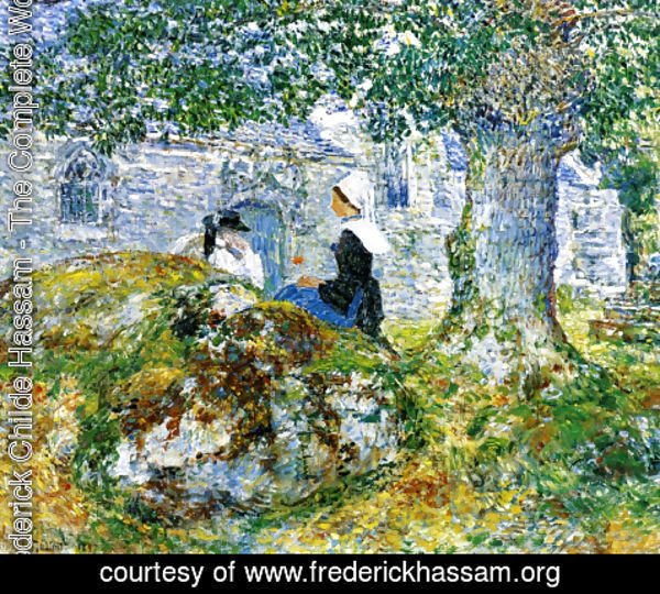 Frederick Childe Hassam - In Brittany Bay