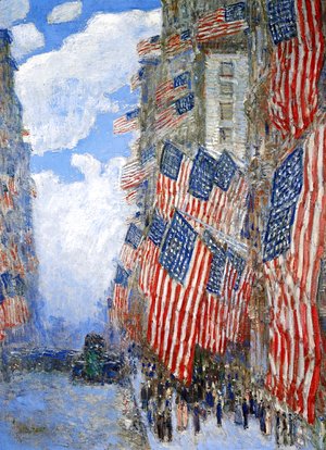 Frederick Childe Hassam - The Fourth of July, 1916