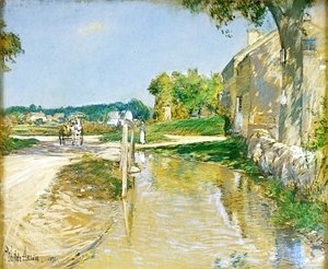 Frederick Childe Hassam - A Country Road