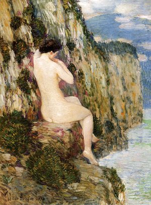 Frederick Childe Hassam - Nude on the Cliffs
