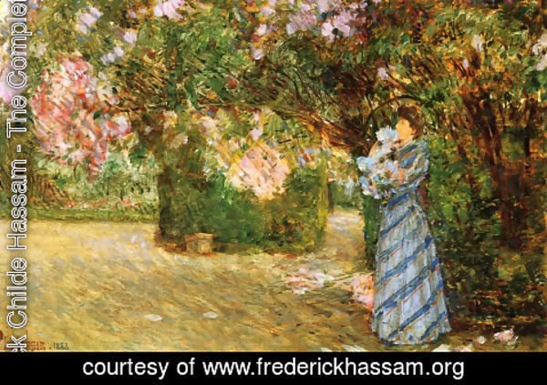 Frederick Childe Hassam - Mrs. Hassam at Villiers-le-Bel