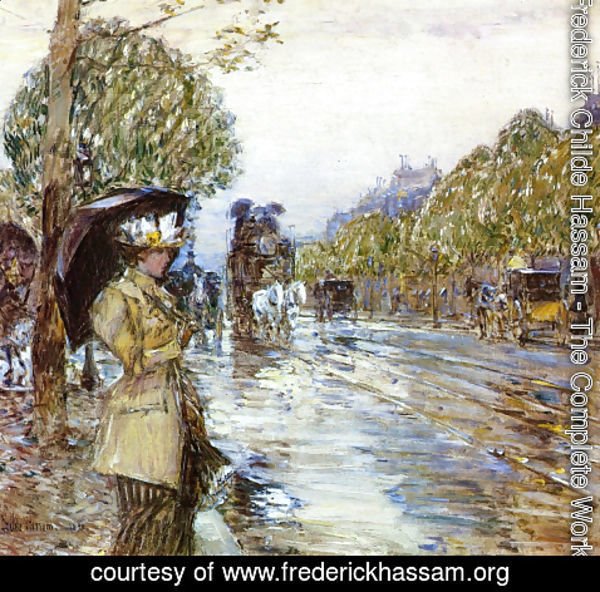 Frederick Childe Hassam - Rainy Day, Paris