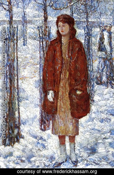 Frederick Childe Hassam - The Snowy Winter of 1918, New York