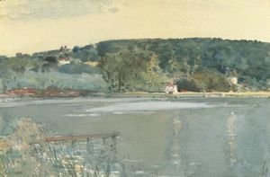 Frederick Childe Hassam - The Seine At Chatou