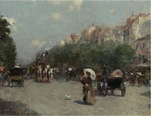 Frederick Childe Hassam - Paris Street Scene 2