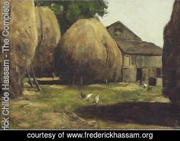 Frederick Childe Hassam - Haystacks