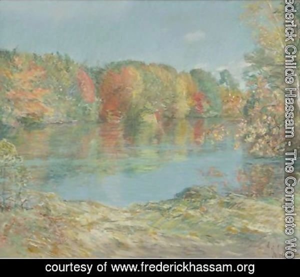 Frederick Childe Hassam - Walden Pond