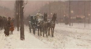 Frederick Childe Hassam - Paris, Winter Day