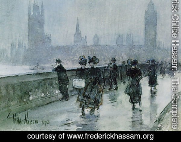 Frederick Childe Hassam - Hassam Westminster Bridge